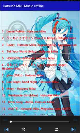 Hatsune Miku Offline Music 2