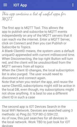 IOT App with MQTT 3