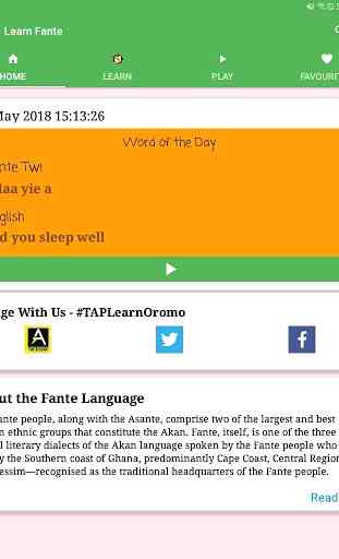 Learn Fante - Fun African Language Learning 1