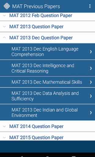 MAT Exam Previous Question Papers Free Practice 2