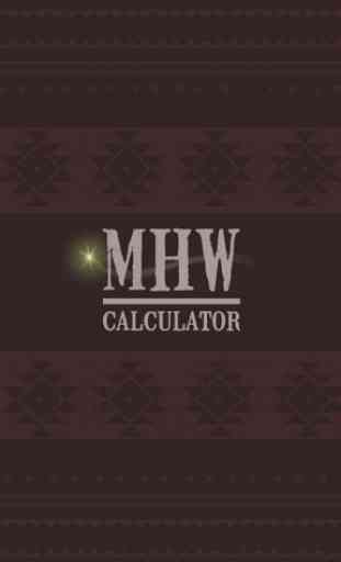 MHW Calculator 1