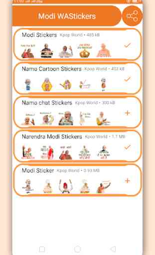 Modi Stickers for Whatsapp 1
