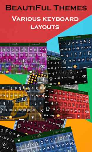 Myanmar Keyboard 2020: Zawgyi Language typing 2