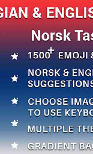 Norwegian Keyboard: Norsk språk tastatur 1