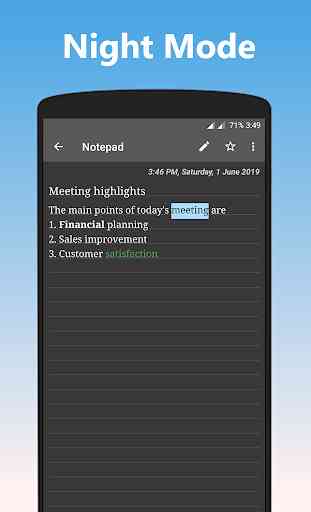 Notepad With Lock - Themes, Calendar, Rich Text 3