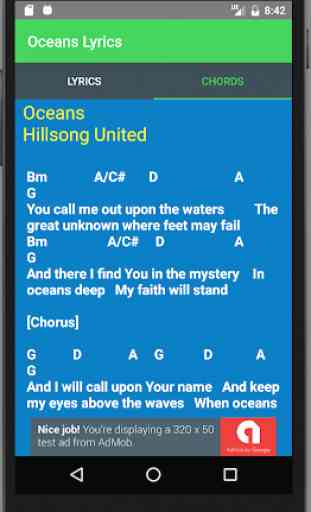 Oceans Lyrics 1