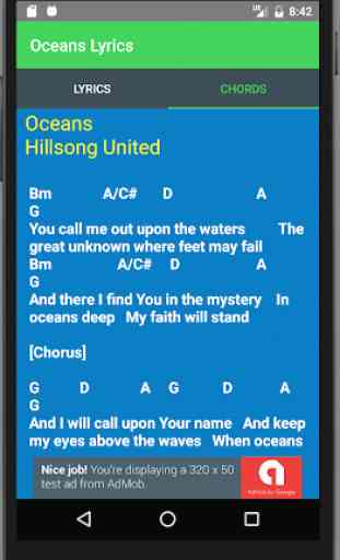 Oceans Lyrics 2
