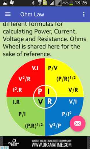 Ohm Law: Calculator, Theory and Wheel of Ohm's Law 2