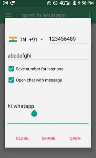 Open in whatapp | Chat without Save Number 2