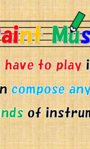 Paint Music (Easy-to-use composition application) 1