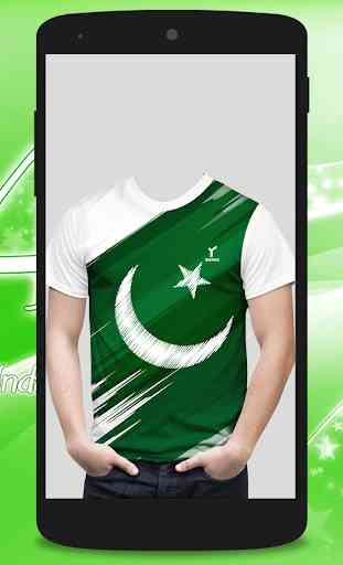 Pak Flag Shirt Photo Editor - 14 August 3
