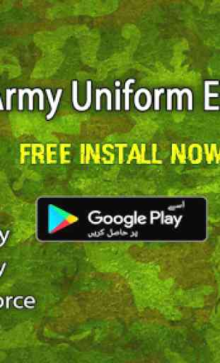 Pakistan Army Uniform Editor 2017 : Suit Changer 1