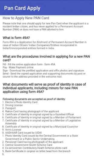 Pan Card Apply Online 2020-2021 2