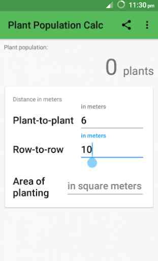 Plant Population Calculator 1