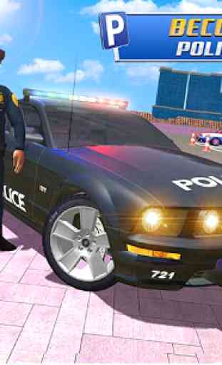 Police Car Parking: Free 3D Driving Games 4