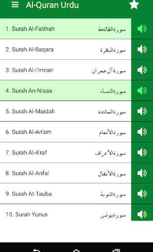 Quran Pak with Urdu translation,free offline audio 4