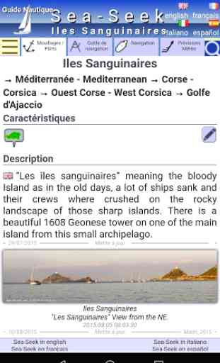 Sea-Seek - Anchorages -  Marinas - Distances 2