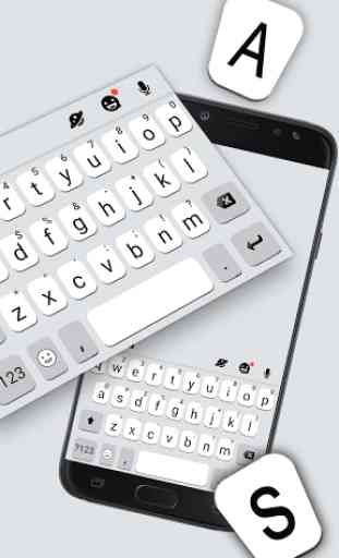 Simple Chat Keyboard Theme 2