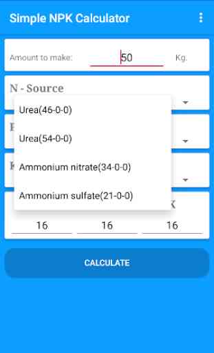 Simple NPK Calculator 3