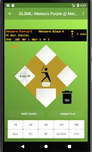 Sleek Stats - Softball StatKeeper 2