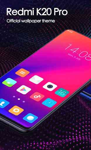 Theme for Redmi K20 Latest 2019 red launcher 1
