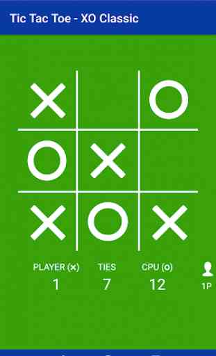 Tic Tac Toe -  Noughts and Crosses - X and O game 3