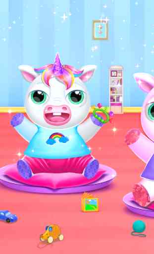 Twin Baby Unicorn Daycare - Care & Dress Up 1