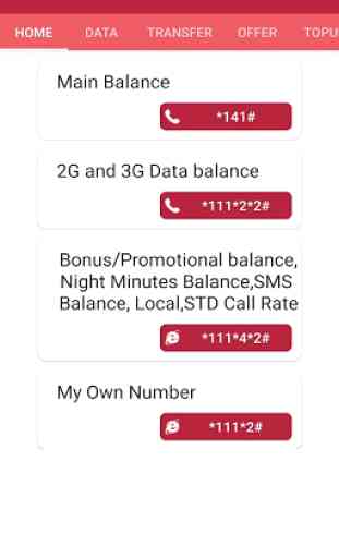 Vodafone Balance Check (india) 1