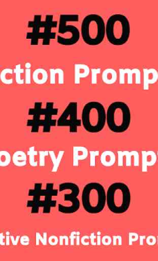 1200+ Creative Writing Prompts 2
