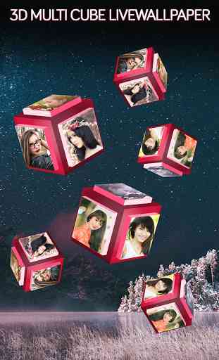 3D Multi Cube Live wallpaper- Love Cube LWP 3
