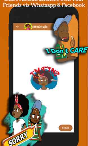 AfroMojis: African Melanin Stickers, Black Emojis 3