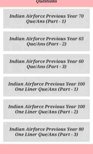 Airforce Group X and Y Previous Year Questions 2