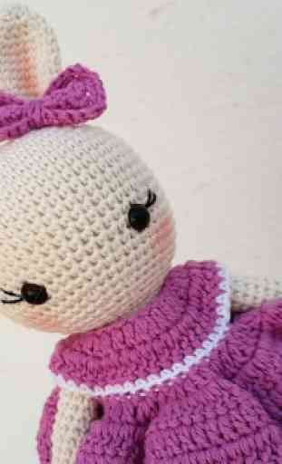 Amigurumi with crocheted wool 3