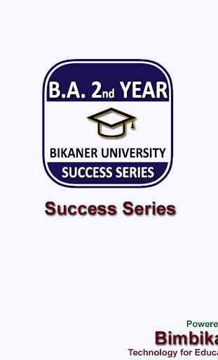 BA 2nd Year Bikaner University 1