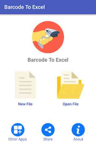 Barcode To Excel - Barcode Scanner 1