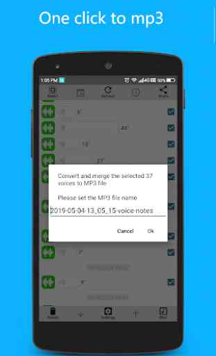Convert Merge Opus Voice Note to Mp3 (Pro) 2
