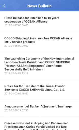 COSCO SHIPPING Lines Mobile App 4