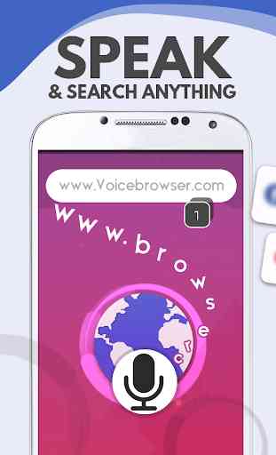 Fast Voice Browser & Web Voice Search 3