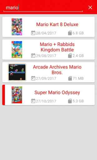 Game List - Nintendo Switch 3