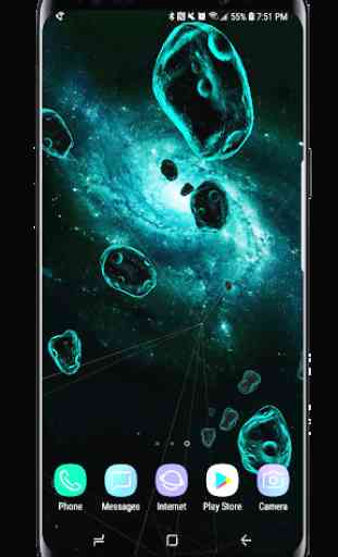 Gyro Space Particles 3D Live Wallpaper 1