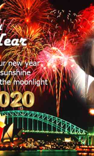 Happy New Year Photo Frame 2020-New Year Greetings 4
