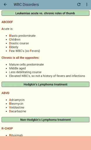 Hematology Mnemonics 3