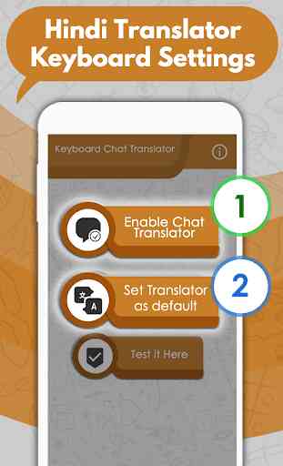 Hindi English Translator Keyboard -Chat translator 3
