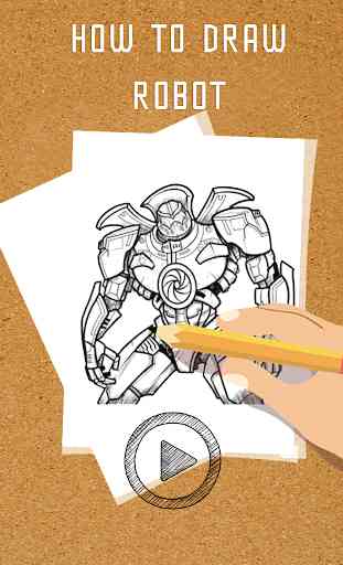 How to draw robot 1