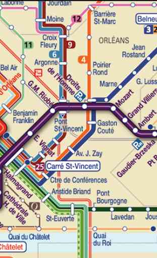 Orleans Tram & Bus Map 3