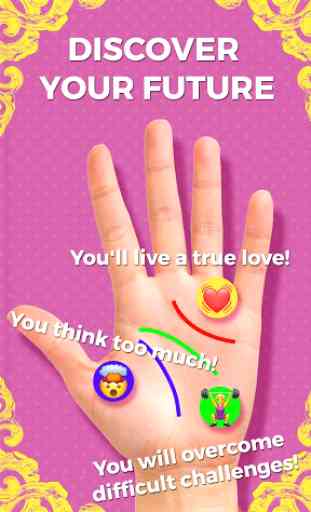 Palm Reader Scanner Free - Palmistry. Hand Reading 1