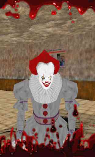 Pennywise Granny Evil clown-Ink Machine game 2