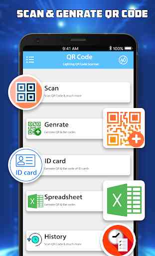 QR & Barcode spreadsheet : Scan QR code & barcode 2