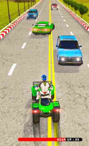 Quad ATV Traffic Racer 2