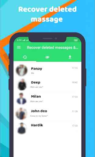 Recover deleted messages & status download 3